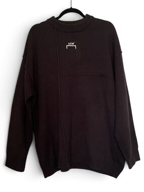 A-Cold-Wall* Dark Gray 100% Cotton Knit Size XL Sweater